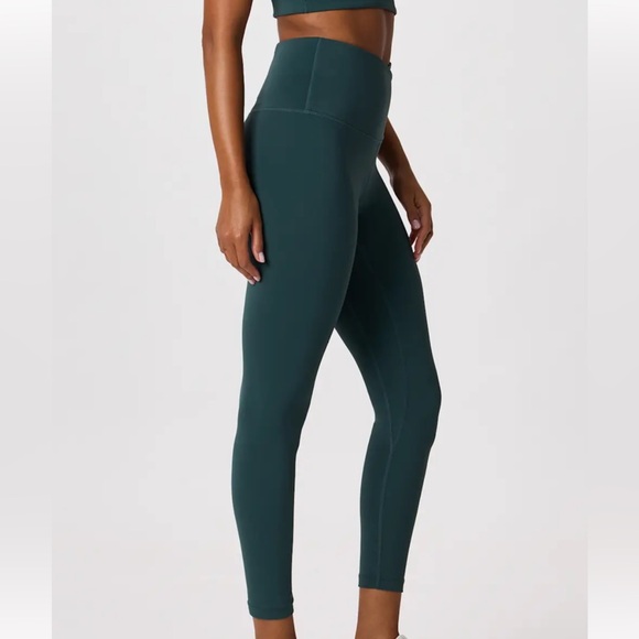 NWT Quince Ultra-Form High-Rise Crossover Legging Forest Green Small - Picture 3 of 6